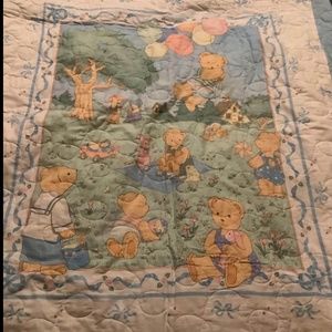 Quilted Panel with Prairie Points